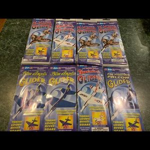 Lot Of (8) Gayla Airplane Gliders BRAND NEW